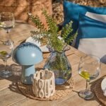 Shiro 6 Seater Wooden Garden Dining Set with Shiro Rope Dining Chairs - Navy Rope - Image 8