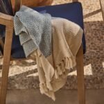 Shiro 6 Seater Wooden Garden Dining Set with Shiro Rope Dining Chairs - Navy Rope - Image 9