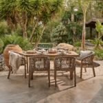Shiro 6 Seater Dining Table Set with Nala Dining Chairs & Cushions - Image 5