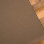 Shiro Brushed Light Acacia Garden Dining Table - Dove Grey Concrete - Image 3