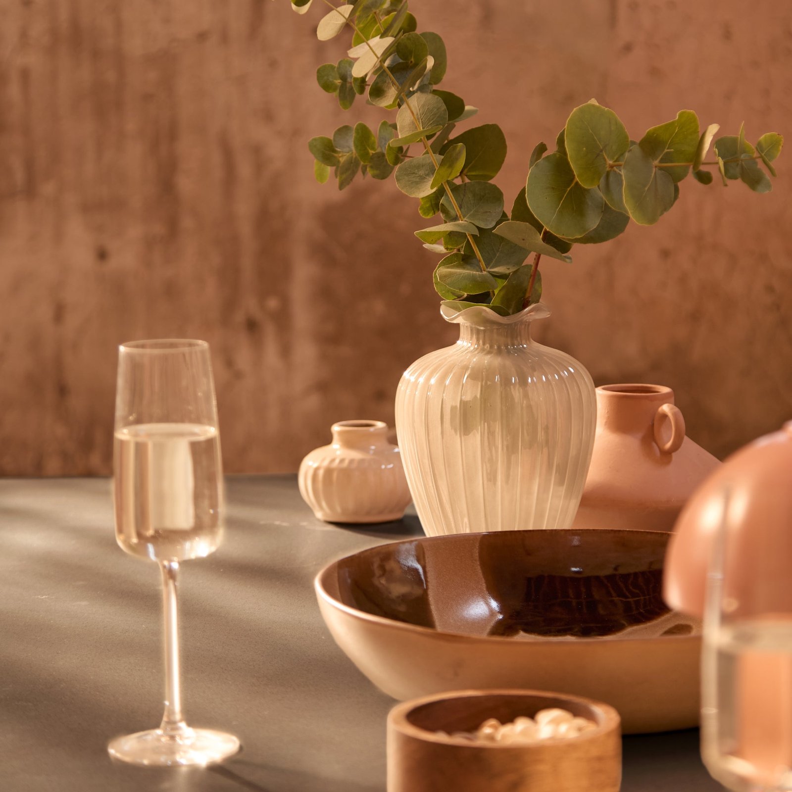 Shiro 180cm Dove Grey Concrete Dining Table Set - 6 Seater - Sasha Brushed Light Acacia Dining Chairs - Image 5