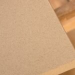 Shiro Brushed Light Acacia Garden Dining Table - Pale Grey Concrete - Image 3