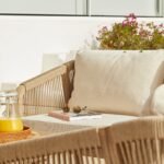 Shiro Wooden Garden Corner Sofa Set - Image 11