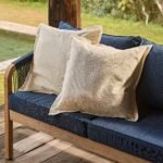 Shiro Garden Corner Sofa with Navy Cushions with Akira Coffee Table Set - Image 2