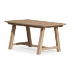Shiro Wooden Garden Corner Dining Sofa Set with 2 Nala Sand Cushioned Chairs - Image 22