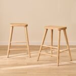 Outlet - Silvester Whitewash Bar Stool