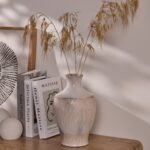 Sintra Ceramic 27.5cm Vase - Cornflower Reactive Glaze