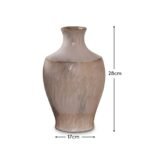 Sintra Ceramic 27.5cm Vase - Cornflower Reactive Glaze - Image 6