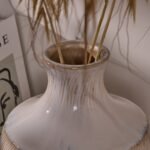 Sintra Ceramic 27.5cm Vase - Cornflower Reactive Glaze - Image 3