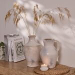 Sintra Ceramic 27.5cm Vase - Cornflower Reactive Glaze - Image 2