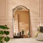 Soho 180x90cm Metal Mirror - Black