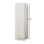 Outlet - Stevie Single Wardrobe - White - Image 11