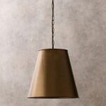 Outlet - Stowe 37cm Metal Pendant Light - Gold - Image 2