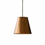 Outlet - Stowe 37cm Metal Pendant Light - Gold - Image 7