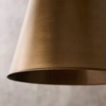 Stowe 37cm Metal Pendant Light - Gold - Image 3