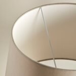 Coningsby Cotton Taupe Lamp Shade - 30cm - Image 2