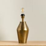 Outlet - Thurlestone 29cm Metal Lamp Base - Gold