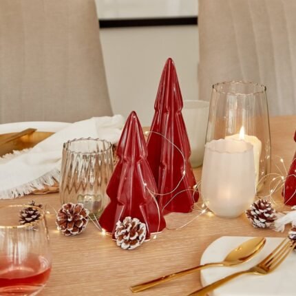 Sira Medium Ceramic Tree - Red