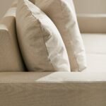 Tracy 3 Seater Sofa - Oatmeal with Black Legs - Image 9