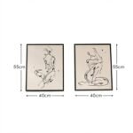 Talland 55x40cm Wall Art - Set of 2 - Image 12