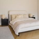 Tallulah Double Bed - Chalk White Boucle - Image 4