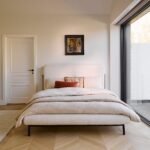 Tallulah King Size Bed - Chalk White Boucle - Image 2