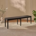 Tilly 150cm Wooden Bench - Black Oak