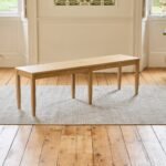 Tilly 150cm Wooden Bench - Whitewash Oak