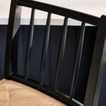 Tilly Bar Stool - Black Oak with Paper Cord - Image 4