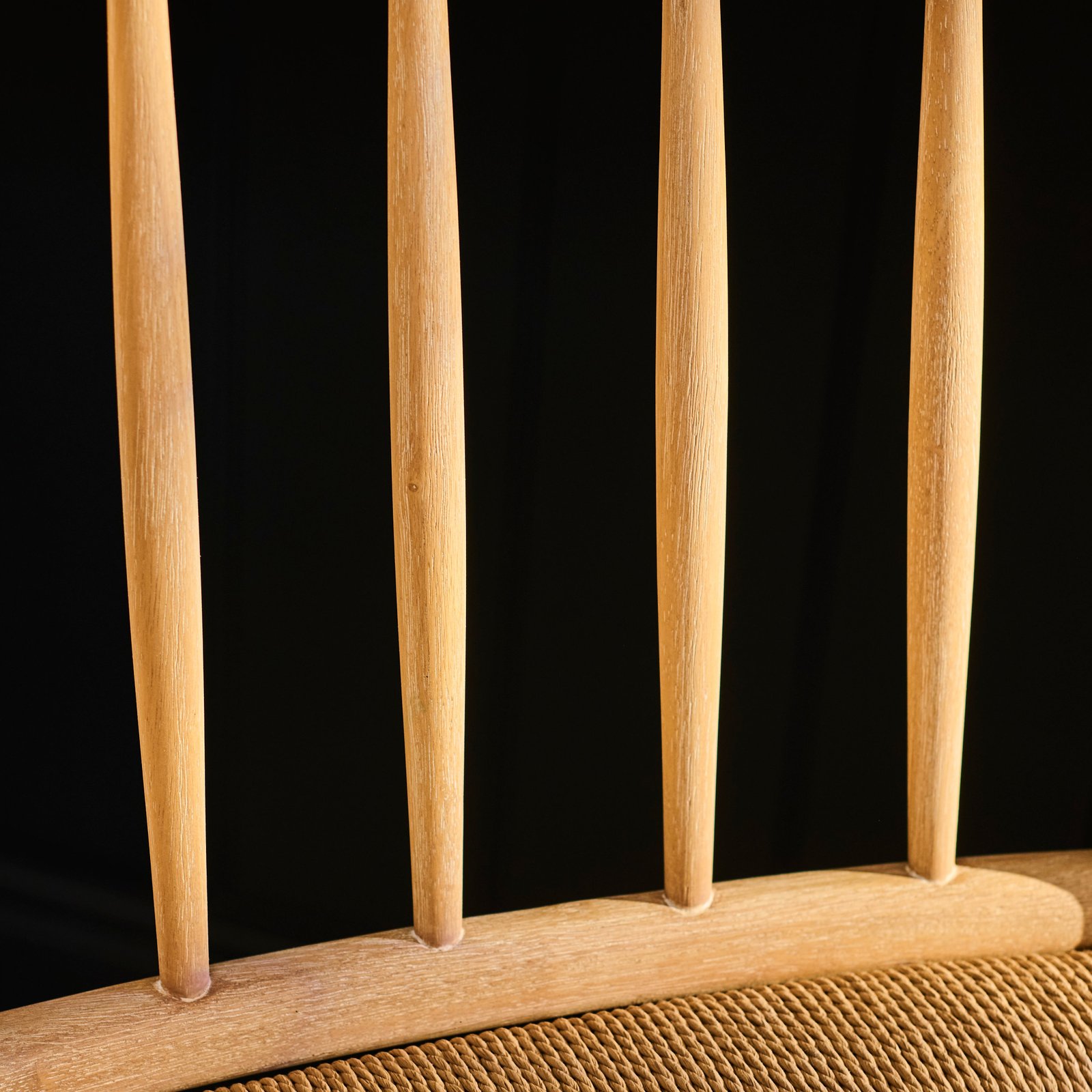 Tilly Bar Stool - Whitewash Oak & Paper Cord - Image 6
