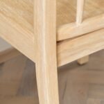 Marlon Whitewash Oak Round Dining Table Set - 4 Seater - Tilly Dining Chairs - Whitewash Oak - Image 7