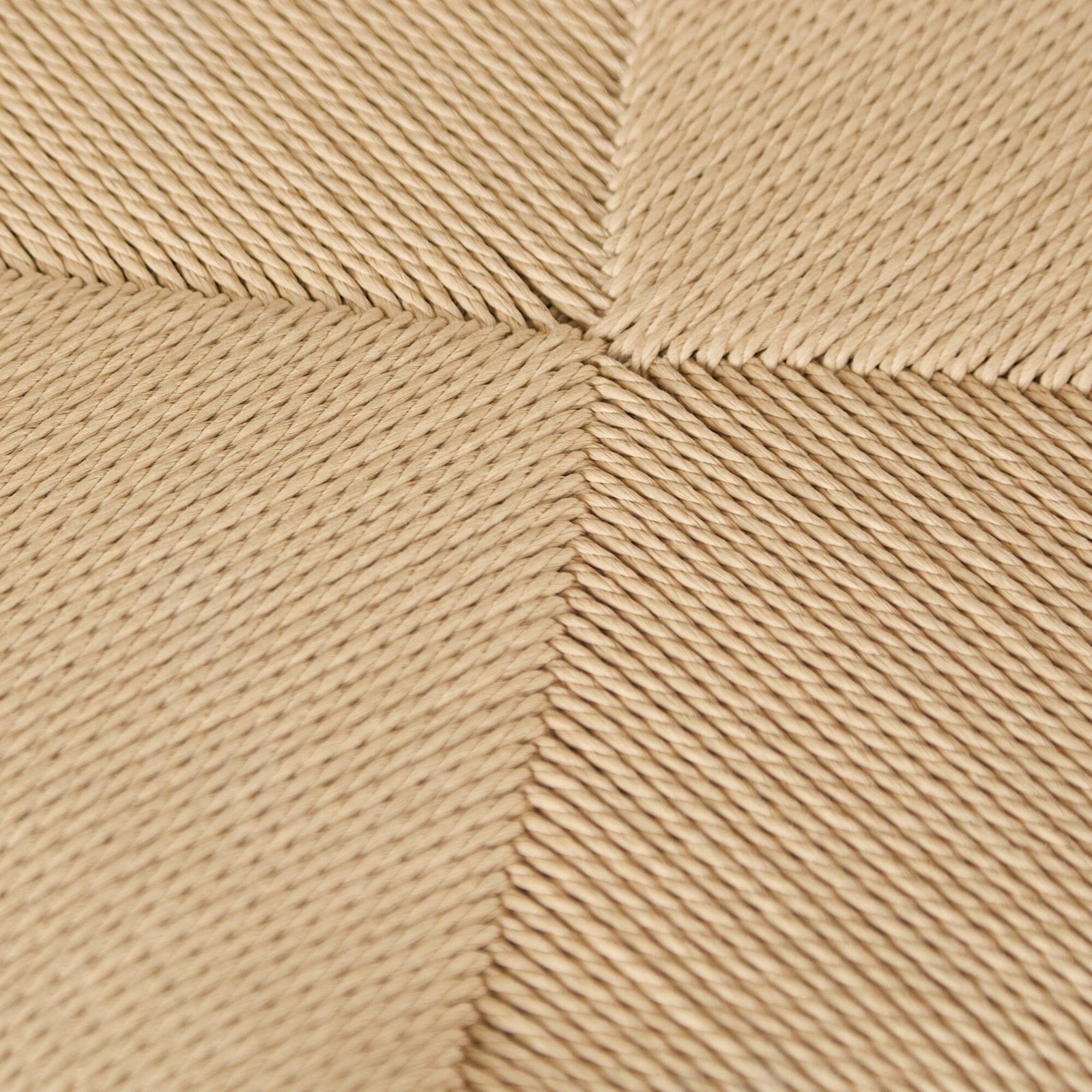 Marlon Whitewash Oak Round Dining Table Set - 4 Seater - Tilly Natural String Dining Chairs - Whitewash Oak Legs - Image 6