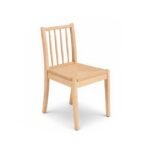 Marlon Whitewash Oak Round Dining Table Set - 4 Seater - Tilly Natural String Dining Chairs - Whitewash Oak Legs - Image 8