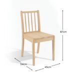 Tilly Whitewash Dining Chairs - Set of 2 - Image 9