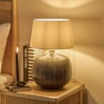 Tongham 31cm Ceramic Lamp Base - Dark Grey - Image 2