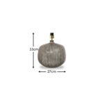 Tongham 31cm Ceramic Lamp Base - Dark Grey - Image 6
