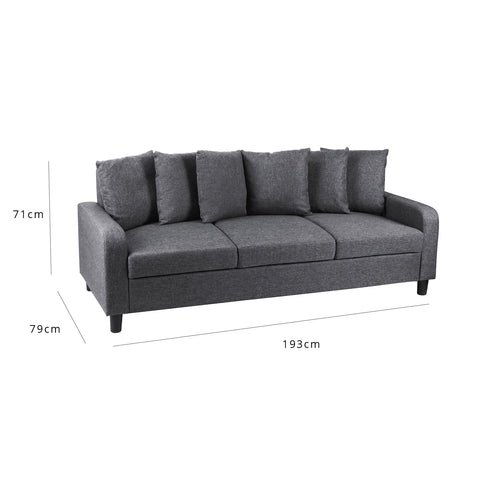 Tracey Linen 3 Seat Grey Cutout 5c173b2b b6dc 4805 8cbd Outlet – Tracy 3 seater sofa - grey linen
