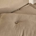 Outlet - Una 2 Seater Double Sofa Bed - Soft Beige - Image 5