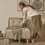 Outlet - Una Single Sofa Bed - Soft Beige - Image 2