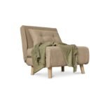 Outlet - Una Single Sofa Bed - Soft Beige - Image 13