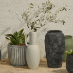 Kalera 30cm Terracotta Jug - White - Image 3
