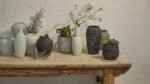 Outlet - Kalera 30cm Terracotta Vase - White - Image 2