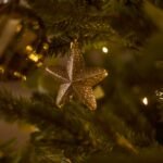 Valen Shatterproof 7.5cm Mixed Hanging Stars - Set of 6 - Pearl Gold - Image 4