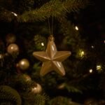 Valen Shatterproof 7.5cm Mixed Hanging Stars - Set of 6 - Pearl Gold - Image 5