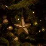 Valen Shatterproof 7.5cm Mixed Hanging Stars - Set of 6 - Pearl Gold - Image 6