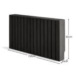 Outlet - Willow Large Radiator Cover - Black Oak - Image 5