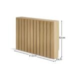 Outlet - Willow Medium Radiator Cover - Whitewash Oak - Image 5