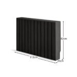 Outlet - Willow Medium Radiator Cover - Black Oak - Image 5