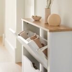 Windsor Shoe Cabinet - 3 Door - White - Image 5