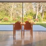 Paul Whitewash Extendable Dining Table Set - 4 Seater - Wren Burnt Orange Dining Chairs - Image 11